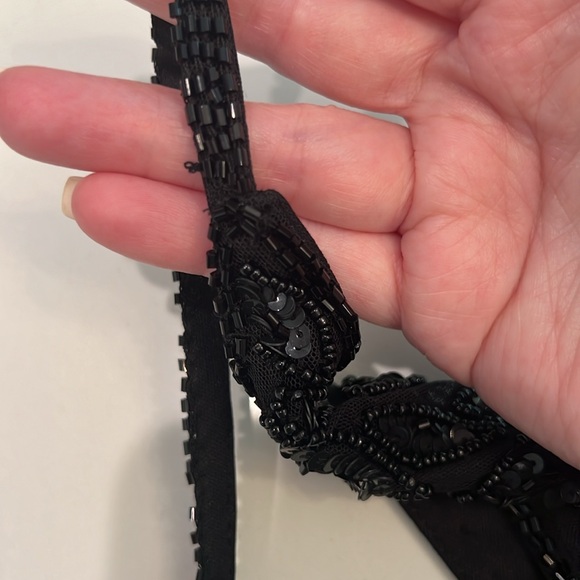 NWT Mac Duggal 5107 Embellished Leaf Evening Gown Black SIZE 2 - Picture 13 of 15